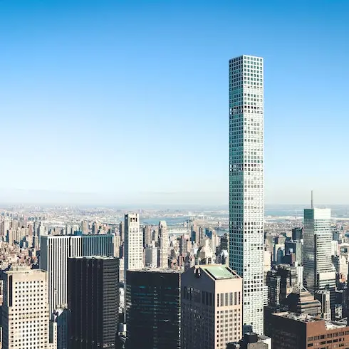 The New York Skyline with billionaires row