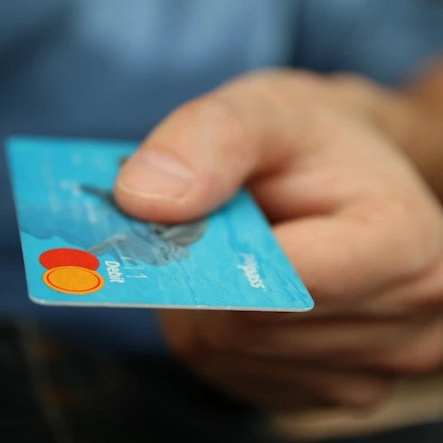 Paying with a credit card